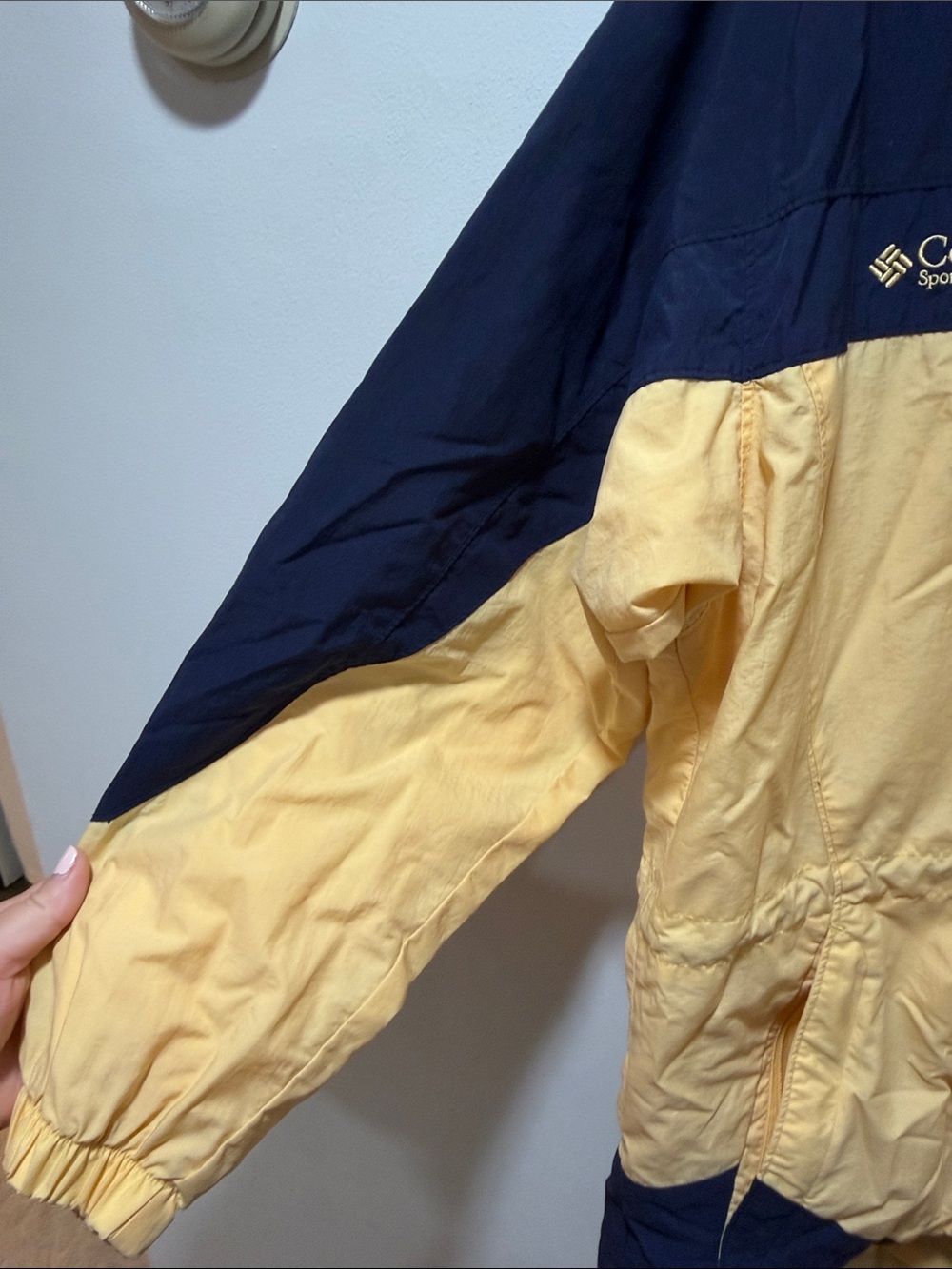 Vintage Wonens Columbia Hooded Windbreaker Rain Jacket Y2K Retro 90s M Outdoor - Picture 3 of 9